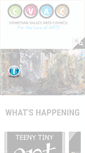 Mobile Screenshot of cowichanvalleyartscouncil.ca